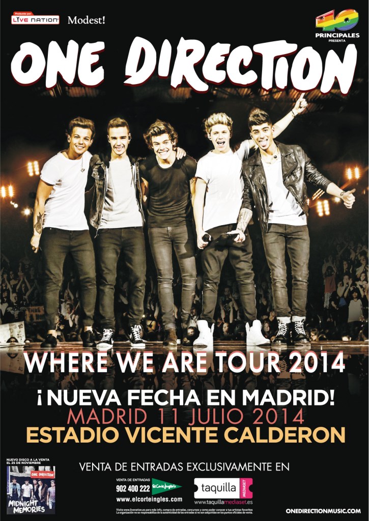 One Direction Fecha 2 Notad
