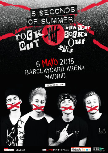 5-Seconds-of-Summer-concierto-España-Madrid-mayo-2015-cartel