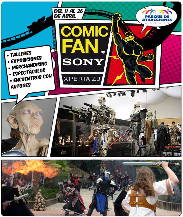 Crónica de la Comic Fan en el Parque de Atracciones de&nbsp;Madrid
