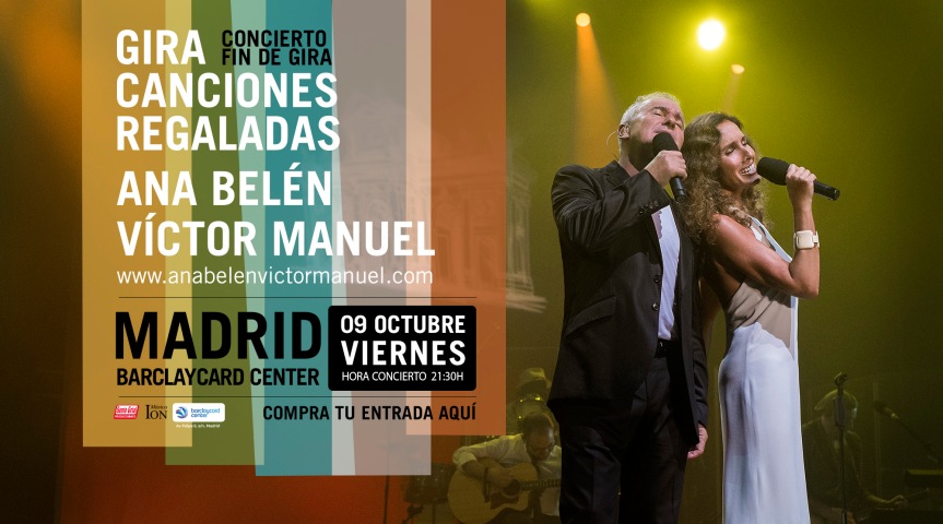 Víctor Manuel y Ana Belén regalan sus canciones a Madrid