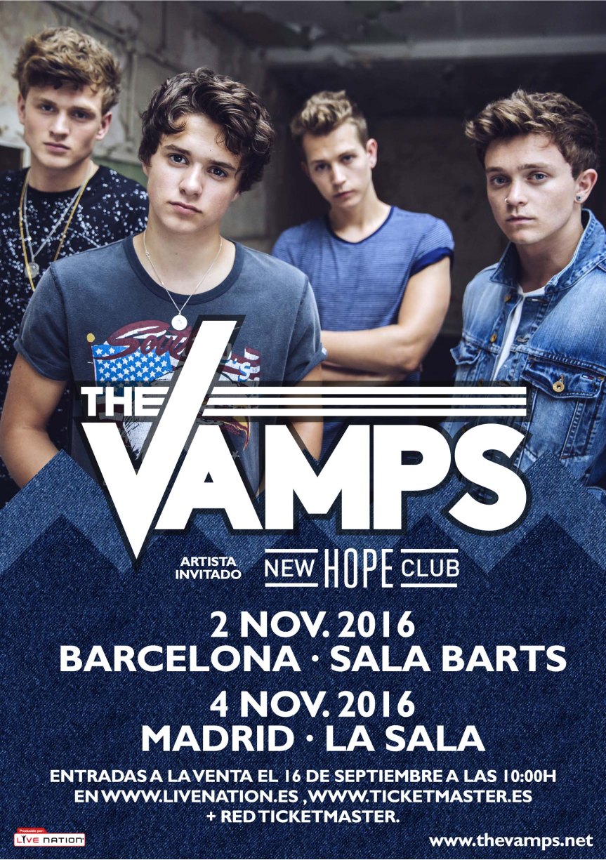 The Vamps regresan a&nbsp;España