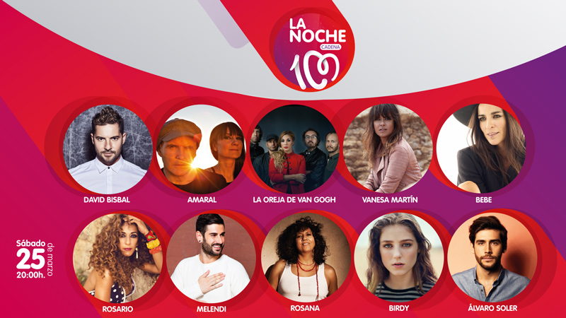 La noche de Cadena 100 regresa otro año&nbsp;más