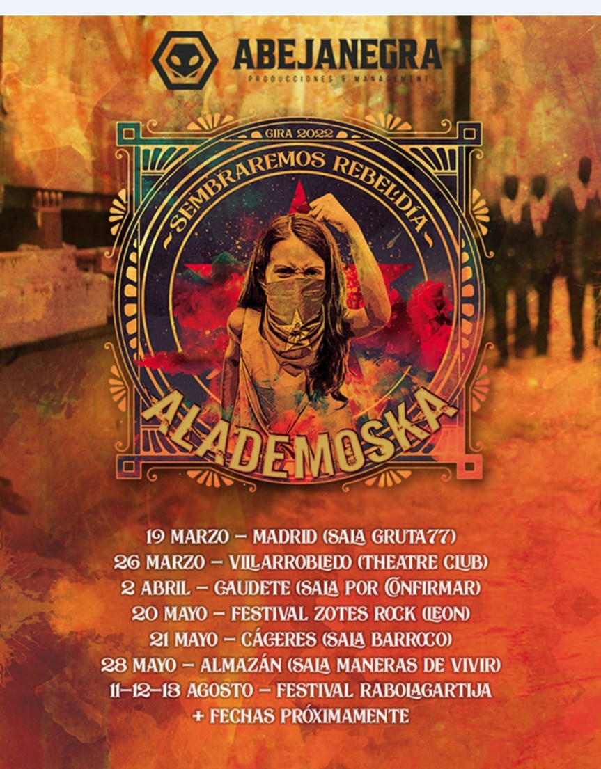 Alademoska arrancan gira presentando «Sembraremos&nbsp;Rebeldía»