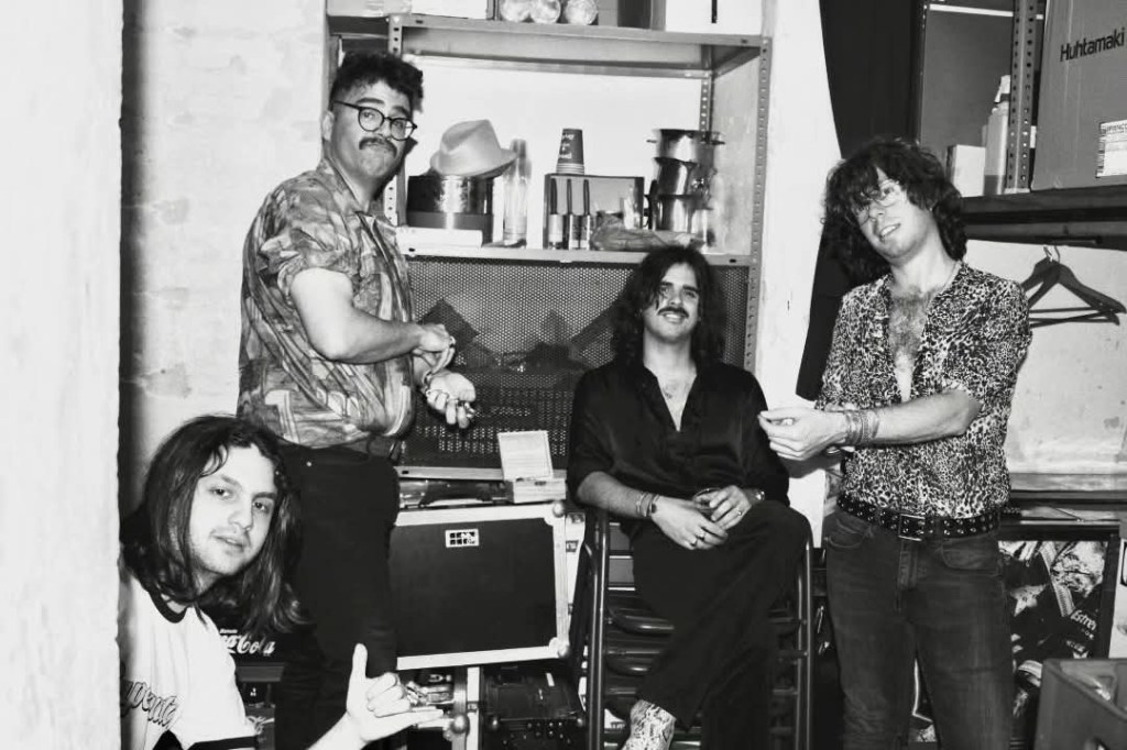 Supergatos, banda de rock, en imagen promocional