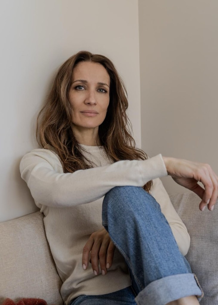 Ana Asensio durante la promoción de La niña de la cabra